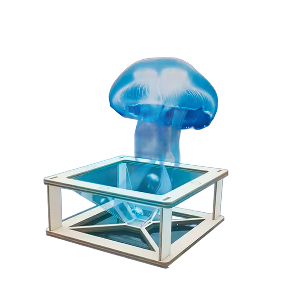 Projetor Holográfico 3D Feito à Mão (+6) - BIOWEB Brasil
