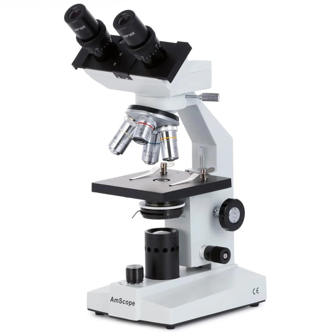 Microscópio Composto Binocular AmScope 40X até 2500X ²⁵
