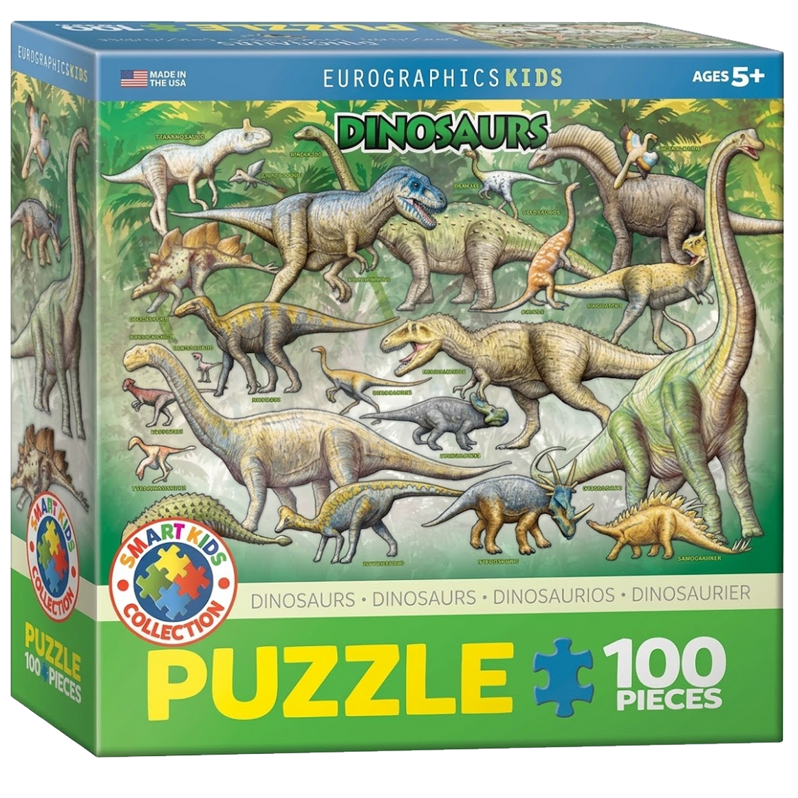 Quebra-Cabeça Dinossauros até 1000 Peças (+5)