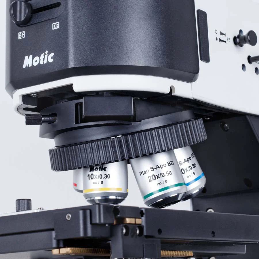 Microscópio composto avançado Motic PA53MET