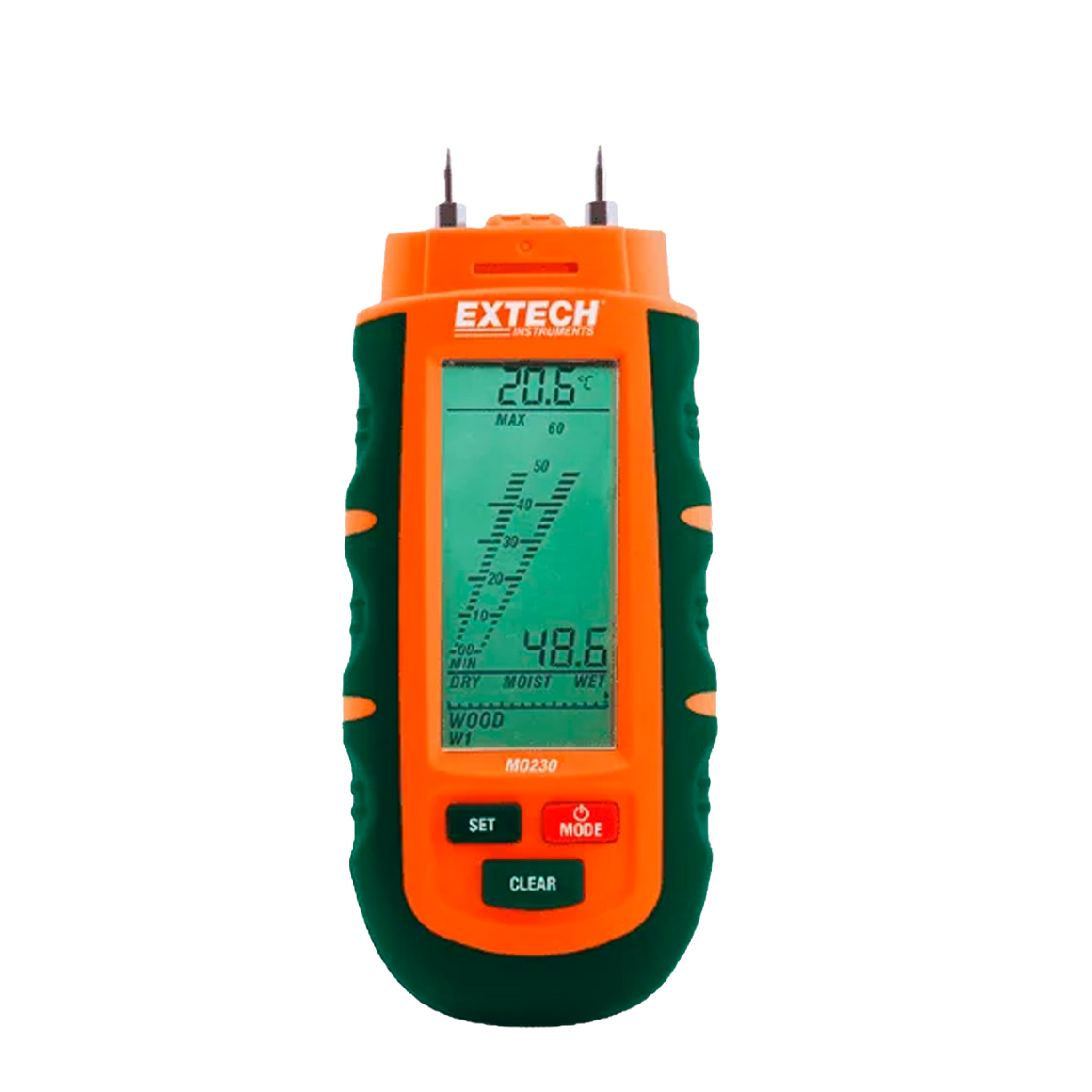 Medidor de umidade de bolso Extech MO230