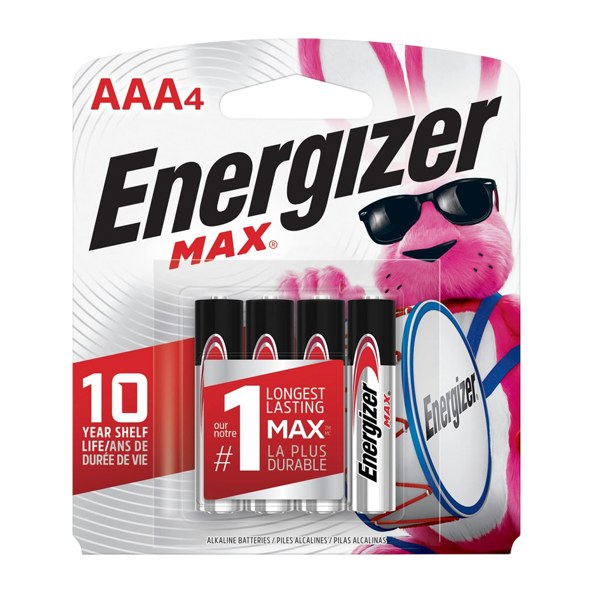 Pilhas Alcalinas Energizer Max AAA