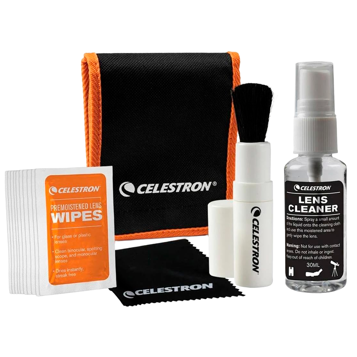 Kit de Limpeza Celestron para Microscópios e Câmeras