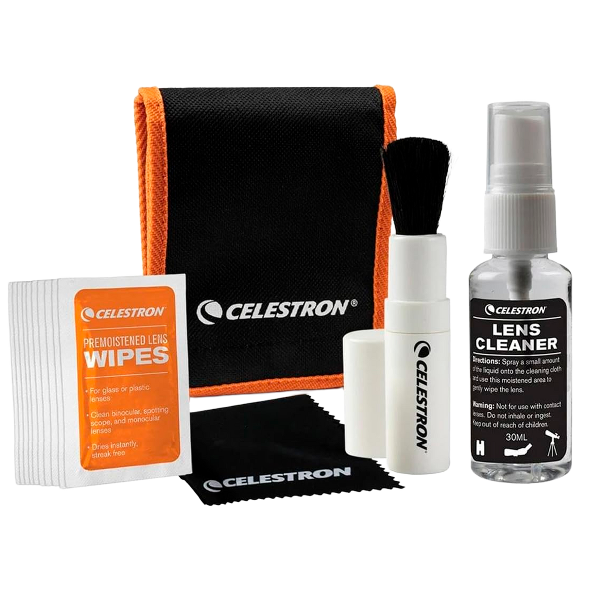 Kit de Limpeza Celestron para Microscópios e Câmeras