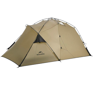 Naturehike 15D Ultraleve Camada Dupla À Prova D'Água 4 Estações Tenda com Chaminé Trekking Camping Ao Ar Livre