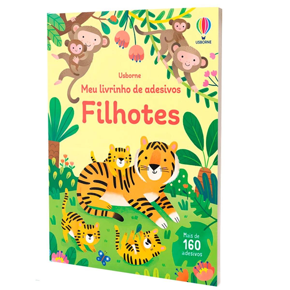 Livro de Filhotes com 160 Adesivos (+5) 