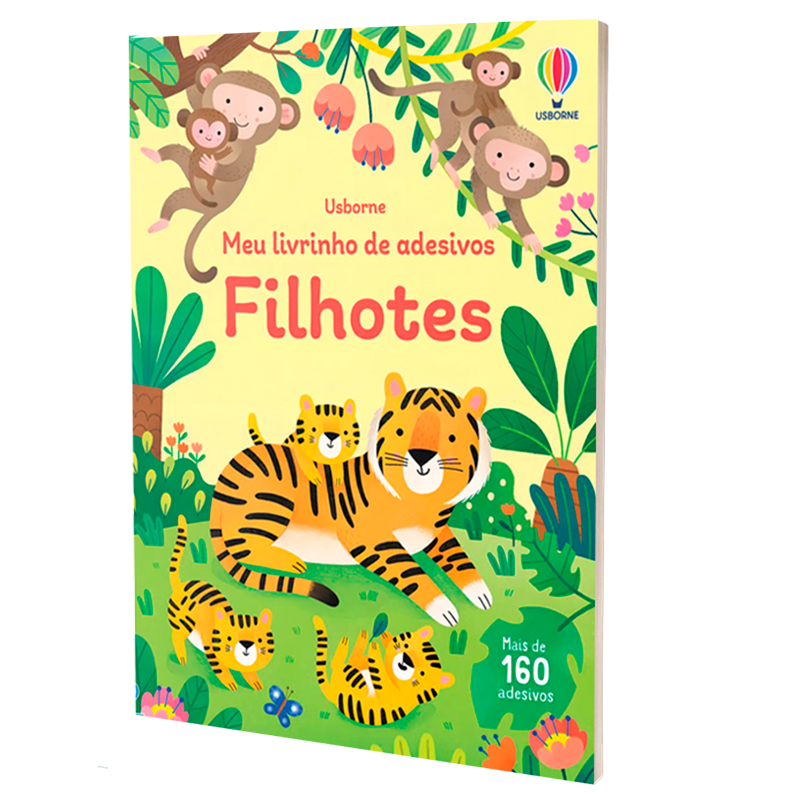 Livro de Filhotes com 160 Adesivos (+5) 
