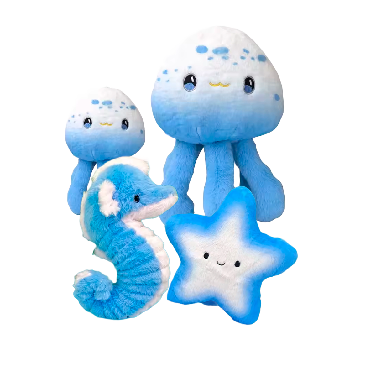 Pelúcia de Criaturas Oceânicas em Formato de Chaveiro Pequeno (+3)