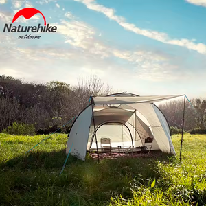 Naturehike Cloud Fun Tenda para 3 pessoas Revestimento prateado Proteção solar e à prova d'água Camping ao ar livre