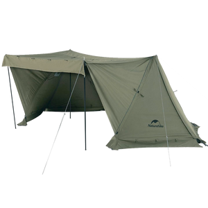 ARES TC Cotton Ridge Tent com janela de chaminé portátil espaçosa para acampamento ao ar livre Glamping