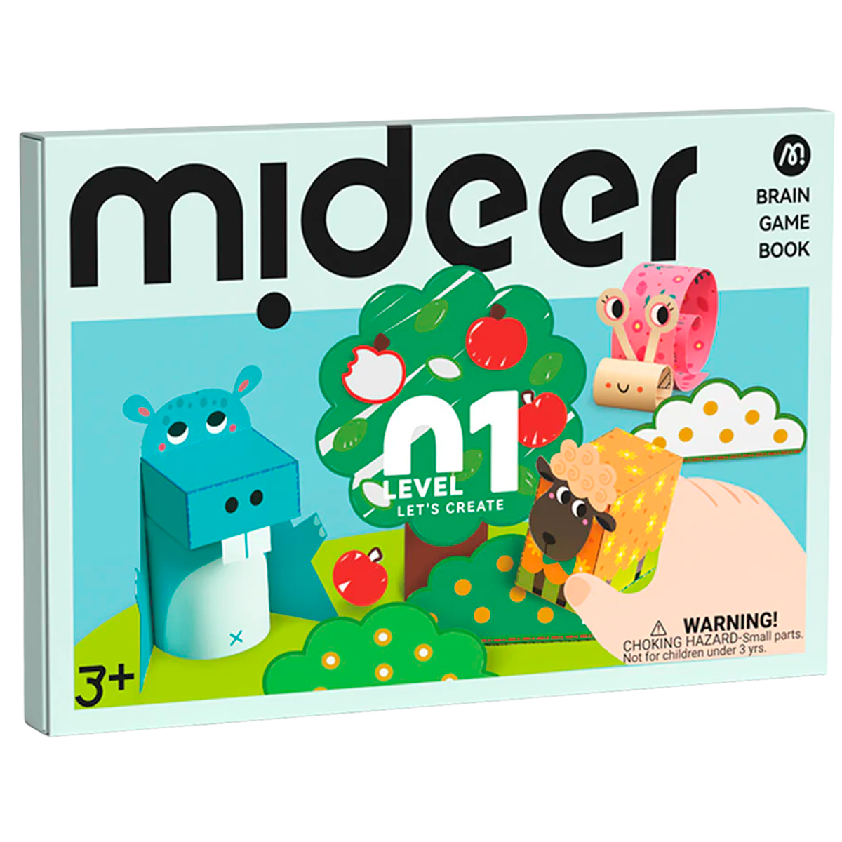 Livro de Jogos Mentais Vamos Criar Juntos Nível 1 (+3)