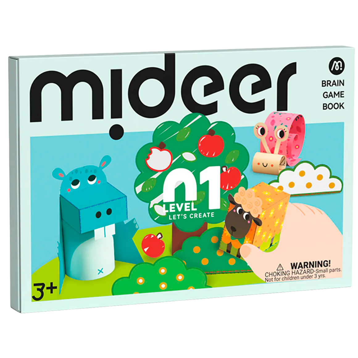 Livro de Jogos Mentais Vamos Criar Juntos Nível 1 (+3)