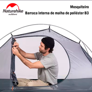 Tenda de Ciclismo Naturehike com Piso de Silicone 20D Ultraleve à Prova d'Agua