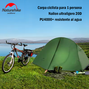 Barraca para Ciclismo com Piso de Silicone 20D Ultraligeira Naturehike