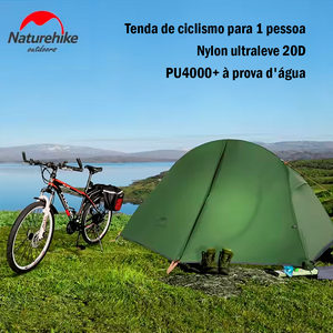 Tenda de Ciclismo Naturehike com Piso de Silicone 20D Ultraleve à Prova d'Agua