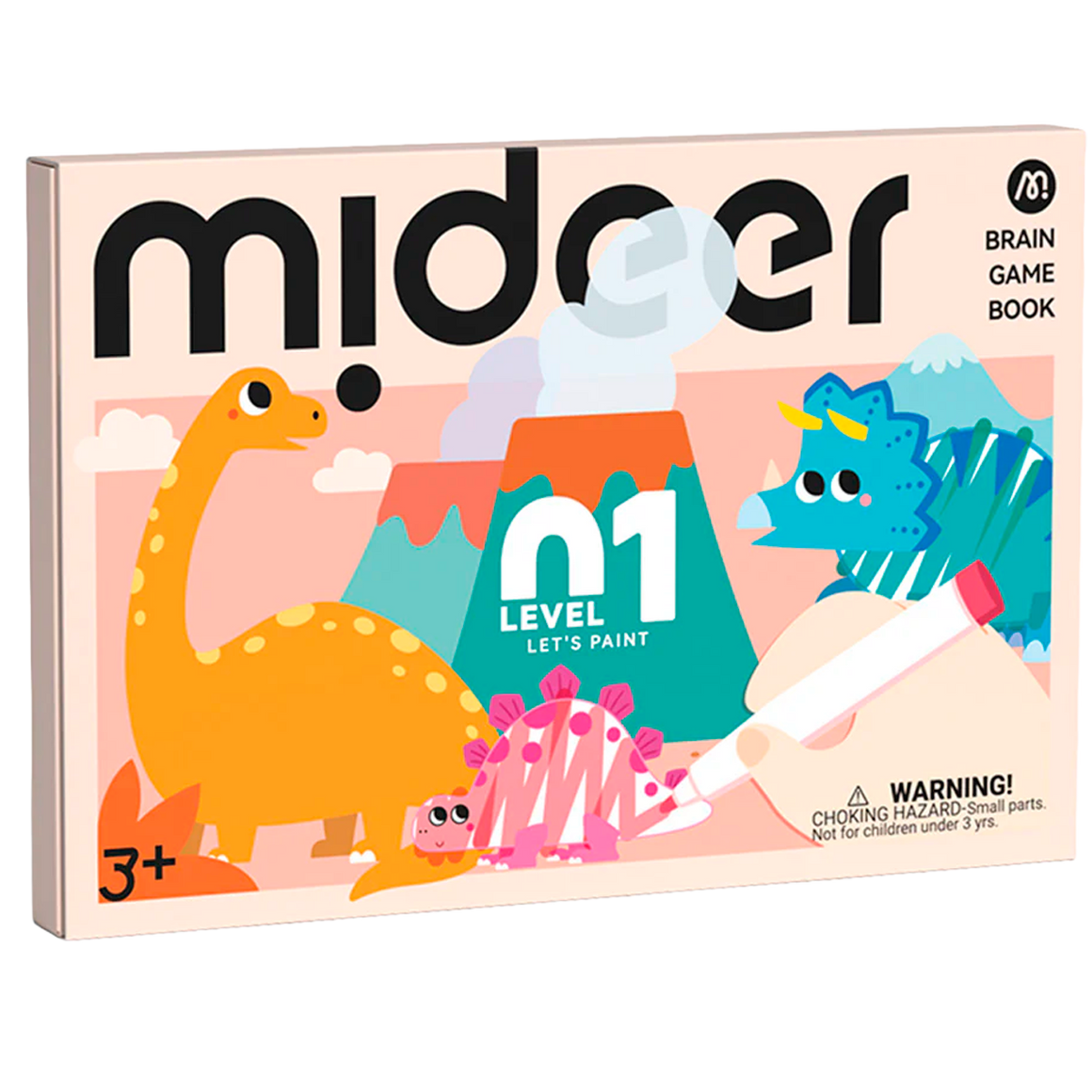 Livro de Jogos Mentais Vamos Pintar Nível 1 (+3)