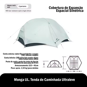 Monga UL. Tenda de caminhada ultraleve