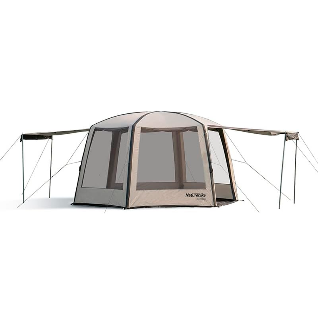 Naturehike Cloud Nest Hexagonal 10㎡ Pérgula inflável à prova d'água 2000mm UPF50+ para camping e praia: seu abrigo aéreo ideal