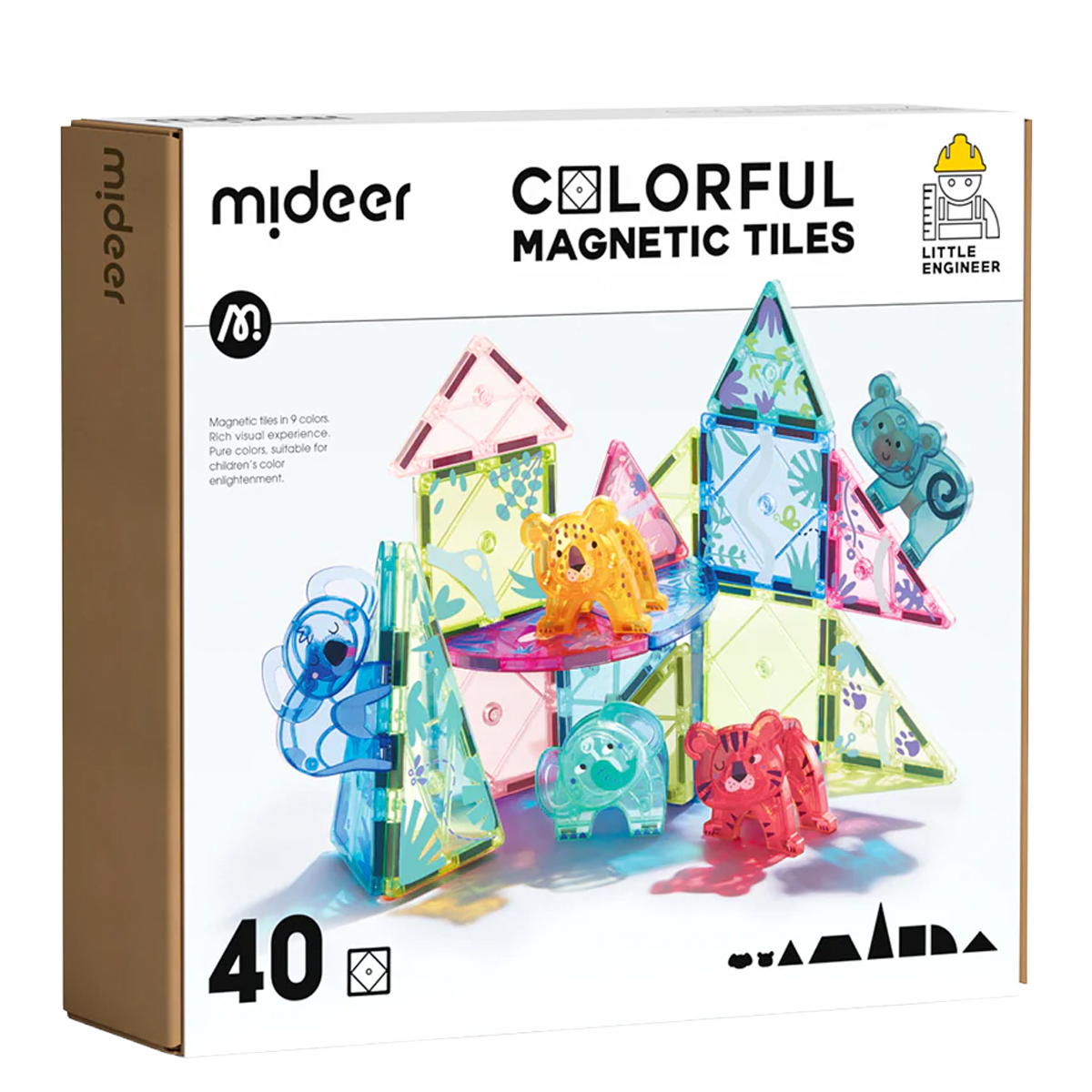 Blocos Magnéticos Wonderful Forest de 40 Peças (+3)