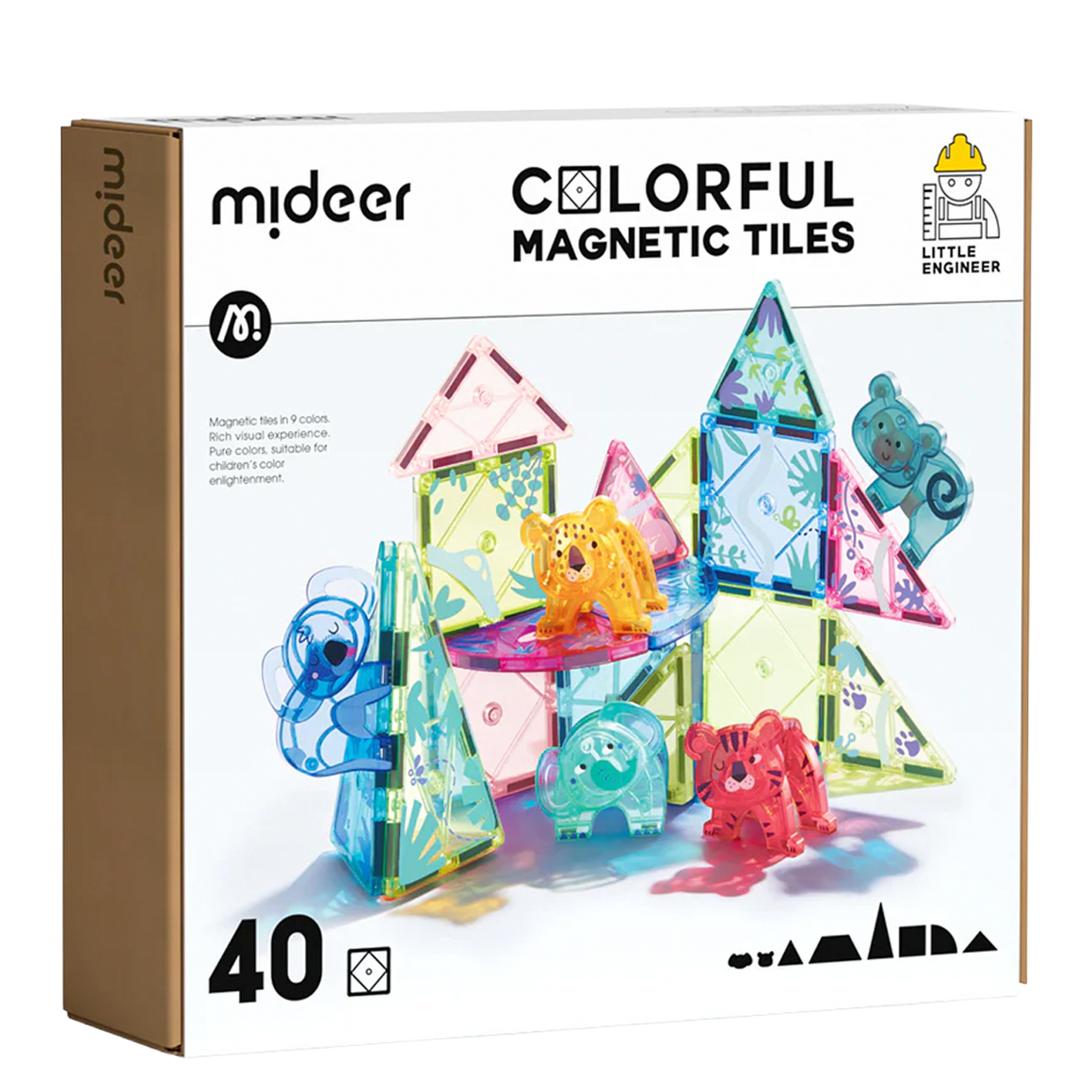 Blocos Magnéticos Wonderful Forest de 40 Peças (+3)