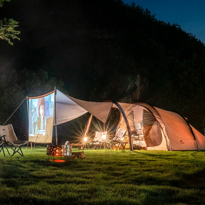 Tenda túnel Naturehike com Saia Anti-neve, à Prova d'água e Espaçosa para Camping, Piquenique e Viagens