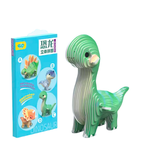 Quebra-cabeças 3D de Dinossauros (+3)
