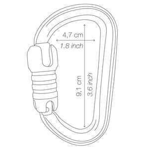 Mosquetão Petzl Bm'D