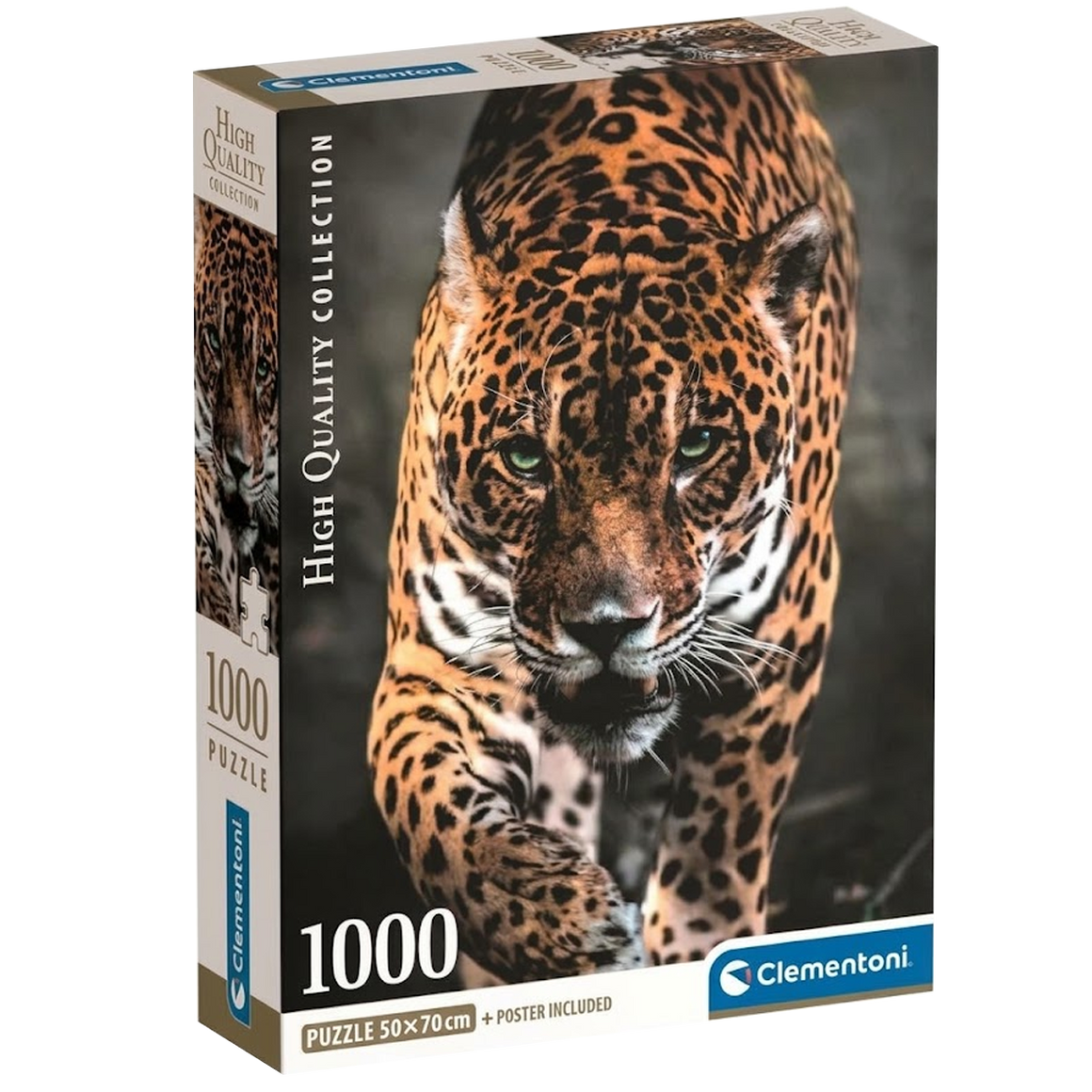Poster + Quebra-Cabeça Jaguar de 1000 Peças (+12)