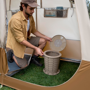 Naturehike Barraca Automática Chuveiro Separação Seca e Molhada Acampamento Viagem Camarim Abrigo Banheiro Portátil