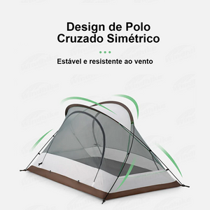 Naturehike Butterfly-Cross Ultraleve Portátil Quarto Duplo Tenda 2 Pessoas 210T À Prova D 'Água PU3000 Camping Trekking