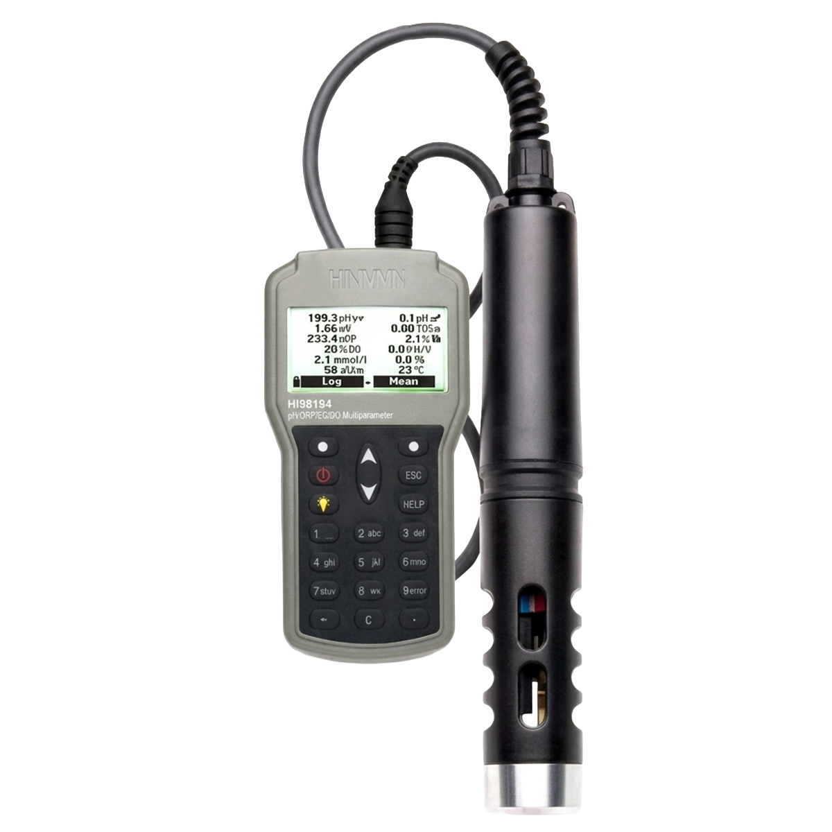Testador Multiparâmetro à Prova d'água Profissional Hanna pH/ORP/EC/DO