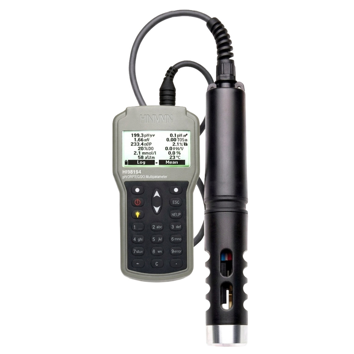 Testador Multiparâmetro à Prova d'água Profissional Hanna pH/ORP/EC/DO