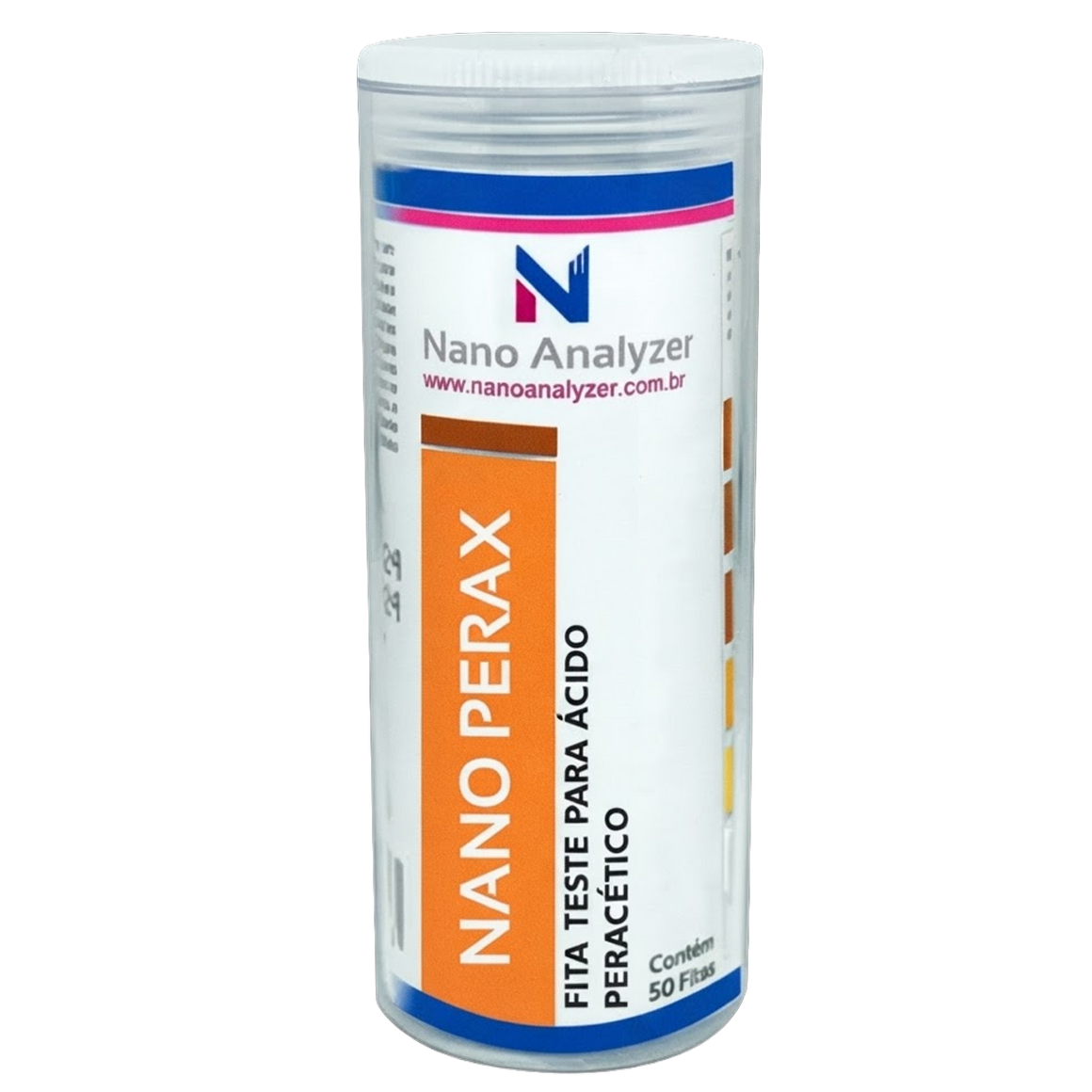 Tiras de Test Nano Analyzer Perax para Ácido Peracético 0 a 500 ppm