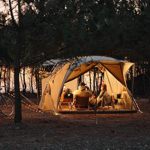Tenda lateral Naturehike para SUV com Fixação Traseira: toldo à Prova d'Agua com Revestimento Prateado e Proteção Solar