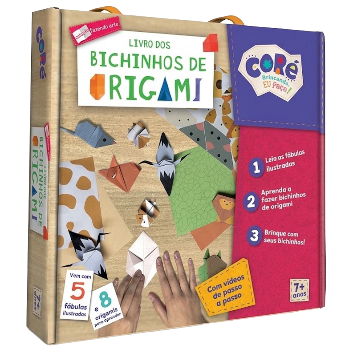 Livro de Origami Toyster Coleção Fazendo Arte Animais (+8)