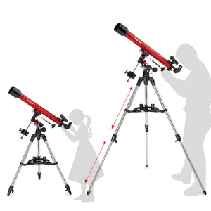 Telescópio Refrator Equatorial AmScope Série EQ