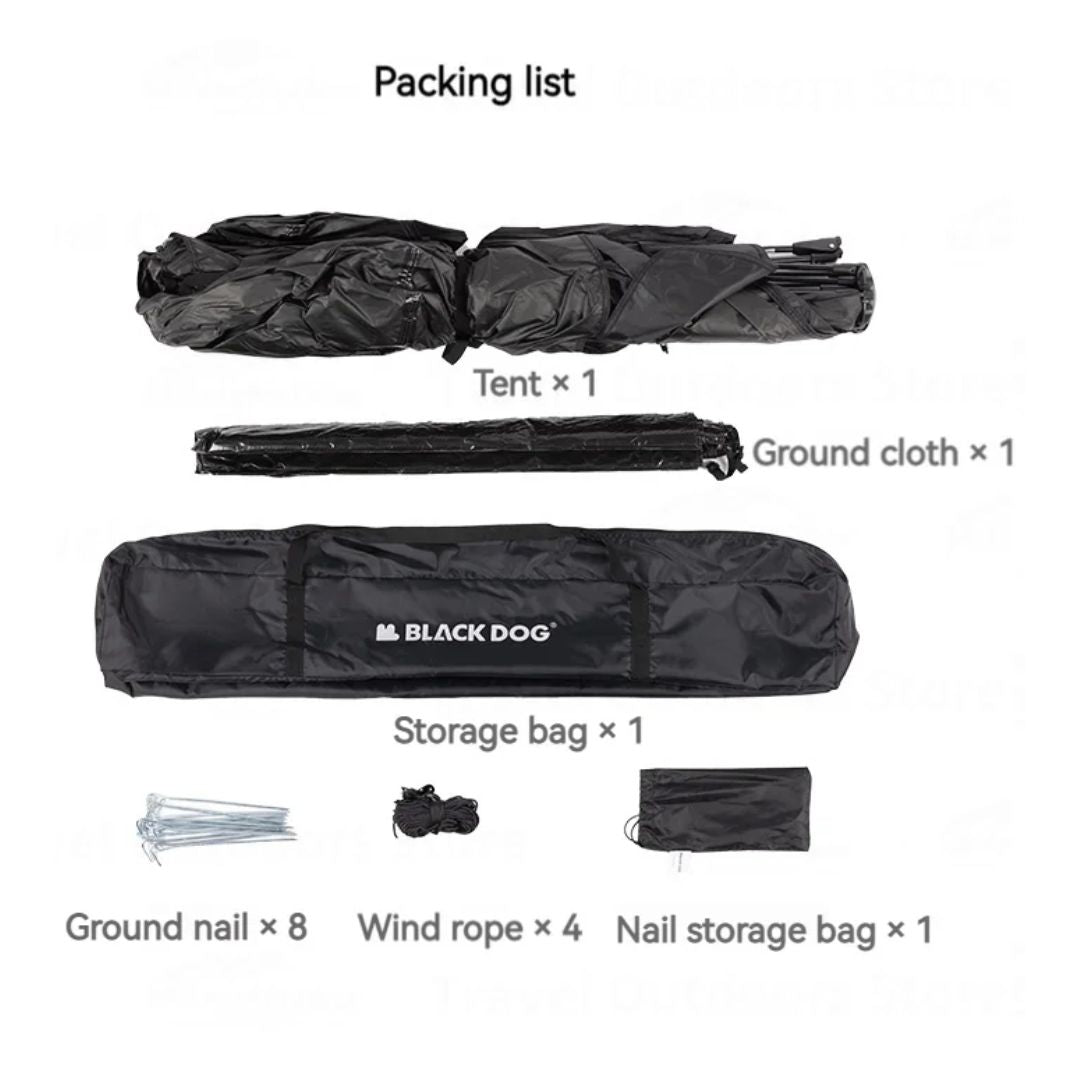 Barraca Automática para Camping NatureHike Blackdog para 2 Pessoas