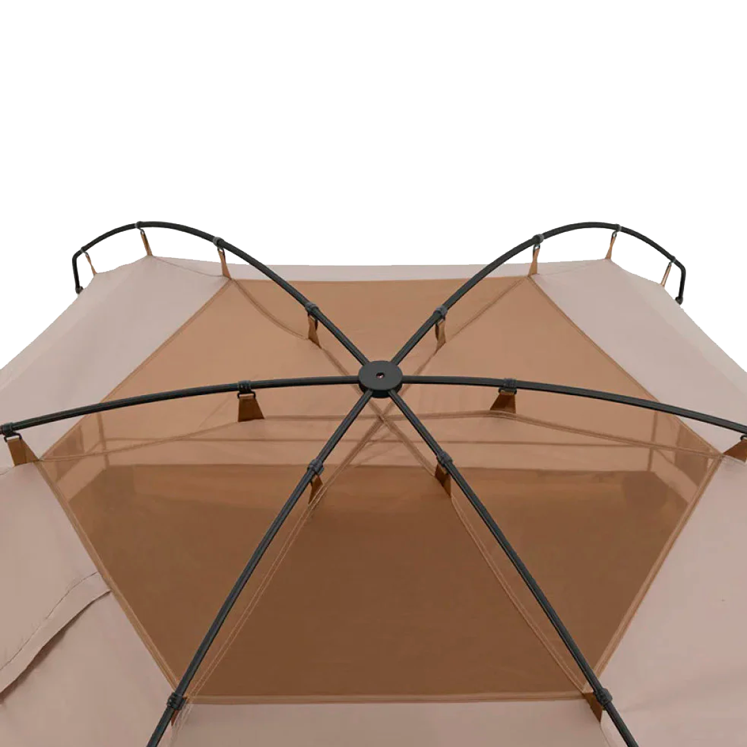 Barraca Hexagonal de Estrutura Integrada Naturehike MG para 3-4 Pessoas