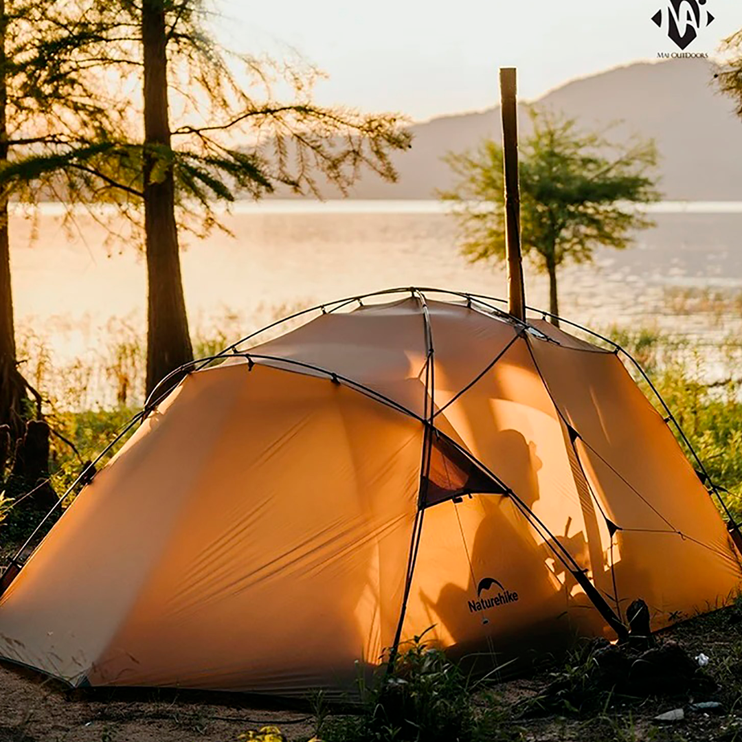 Barraca Naturehike 15D Ultraligeira de Dupla Camada com Chaminé