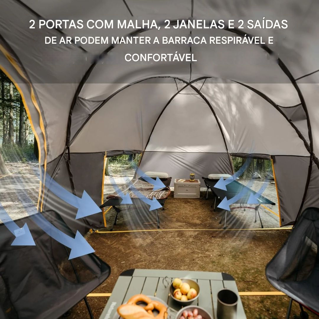 Barraca de Camping NatureHike KOTA 6 para 6 Pessoas