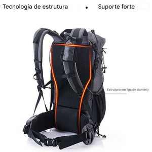 Mochila de Montanha Multifuncional com Capa de Chuva Naturehike até 60+5L