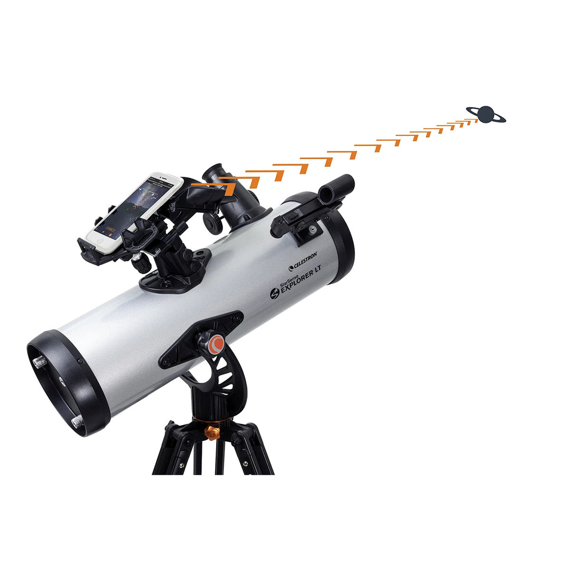 Telescópio Refrator Celestron StarSense Explorer LT 114AZ Funcional com Aplicativo para Smartphone