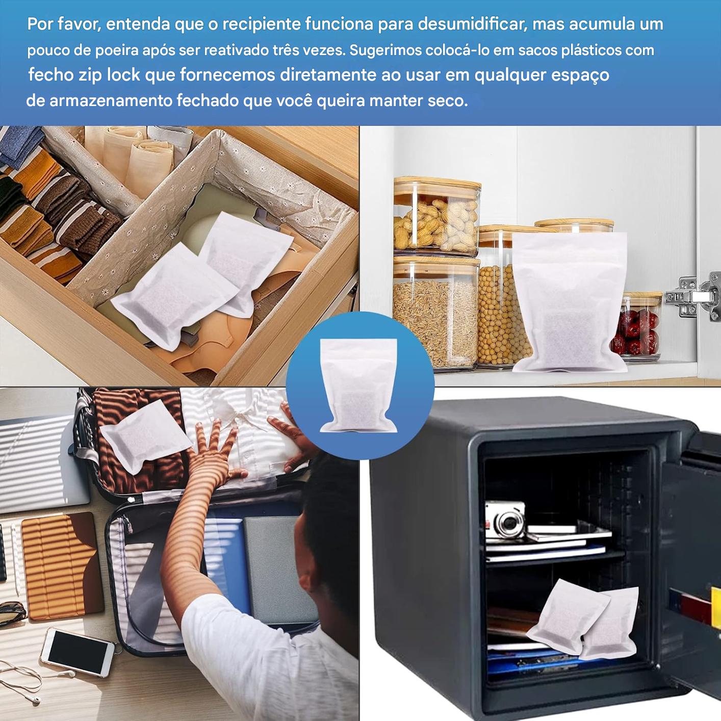 Caixa Plástica para Sílica Gel