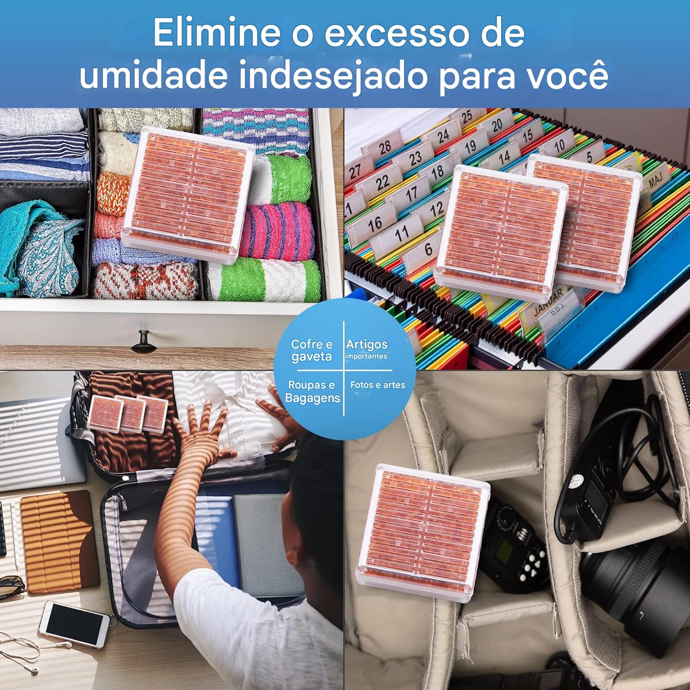 Caixa Plástica para Sílica Gel