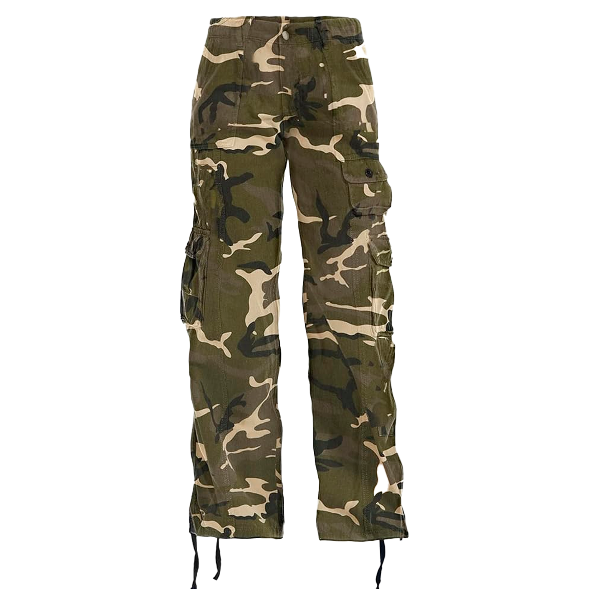 Calças de Corrida Femininas Cargo com 7 Bolsos