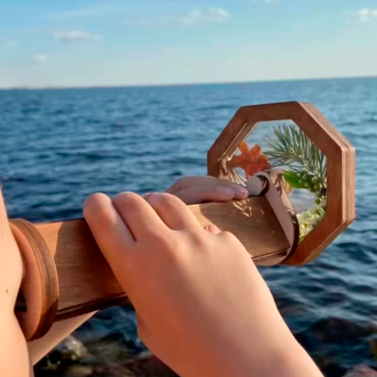 Caleidoscópio de Madeira DIY (+3)