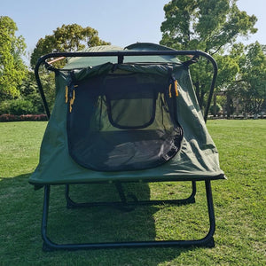 Cama Barraca Portátil para 2 Pessoas Impermeável 4 Estações com Bolsa de Transporte