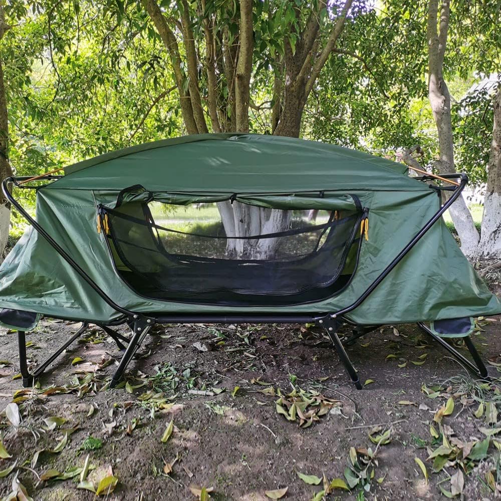 Cama Barraca Portátil para 2 Pessoas Impermeável 4 Estações com Bolsa de Transporte