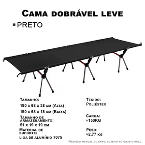 Cama de Camping Portátil