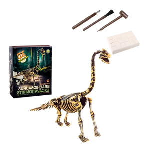 inquedo de Dinossauro Jurassic World: Kit de Escavação Arqueológica com Esqueletos Artesanais, Brinquedo Educativo de Ciência para Crianças (Para Maiores de 6 Anos)